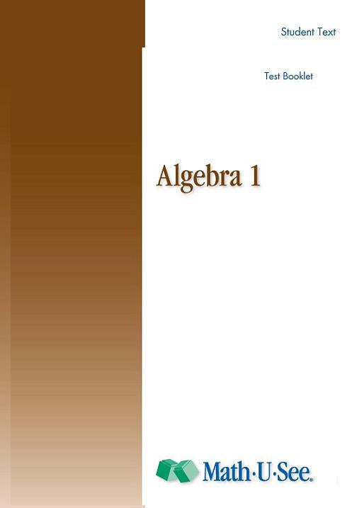 Ding & Dent: Math.U.See Algebra 1